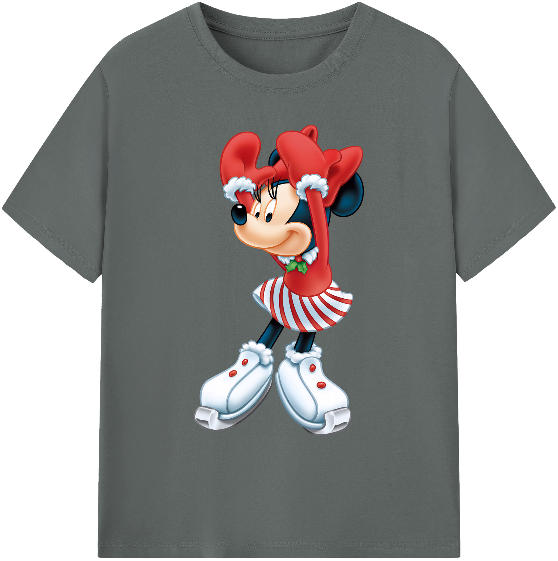 ミッキーマウス Mickey Mouse 綿100％ メンズ半袖Tシャツ｜肌触りやわらか＆通気性
